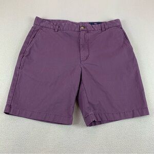 Vineyard vines chino short men’s size 34 solid purple breaker style classic